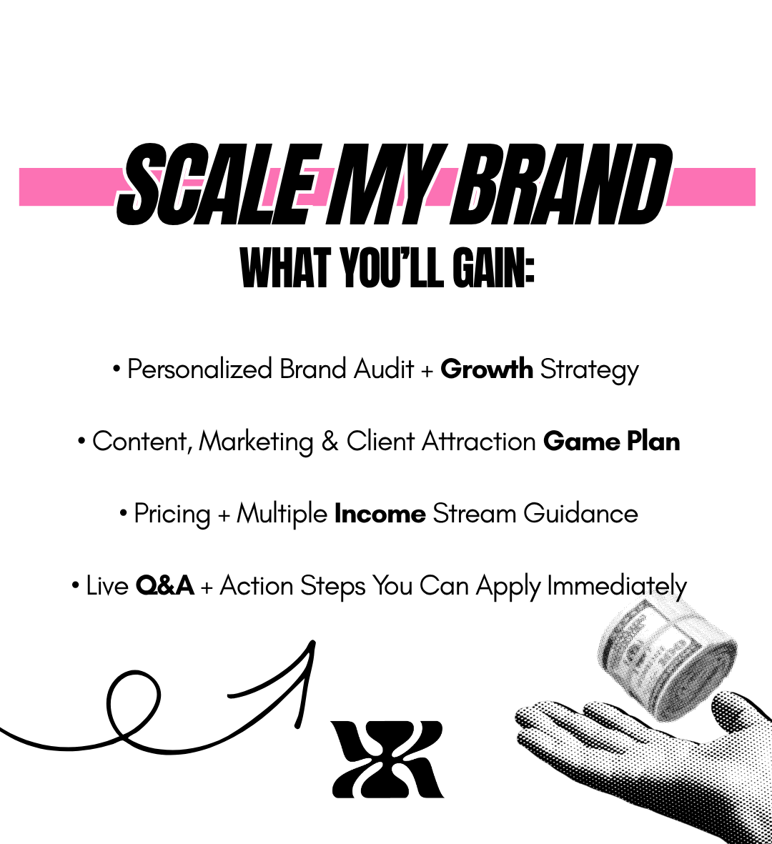 1:1 Virtual “Scale My Brand” Consultation